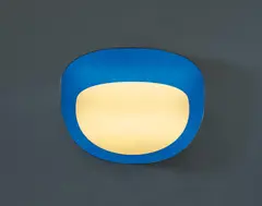 Daniel Pflumm, Ohne Titel (Motta), 1999, Mixed Media (Plexiglas, Metall, Leuchtmittel, Elektrifizierung)