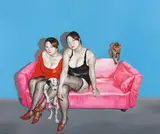 Ji Li, Ohne Titel (Sisters No. 2), 2005, Öl auf Leinwand
