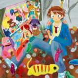 Mahomi Kunikata, Yukichi Left Outside, 2007, Acryl auf Leinwand