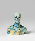 Rebecca Stevenson, Cold Rose Blue, 2001, Gips, Wachs und Pigment