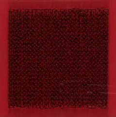 Bernard Aubertin, Tableau clous, 1970, nails, wood, paint