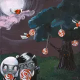Alison Erika Forde, Lollipop Tree, 2008, Acryl auf Leinwand