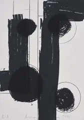 Ansgar Nierhoff, Ohne Titel, 1994, Farblithografie auf Velin