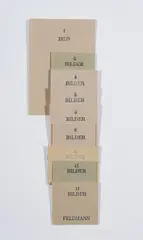 Bilder by Hans-Peter Feldmann, 1973, 17 Publikationen, lose eingelegt in zwei Originalportfolios des Künstlers. Verschiedene Maße, sold Oct 2020