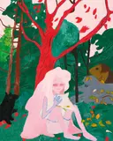 Makiko Kudo, "I don' t need it anymore", 2003, Öl auf Leinwand