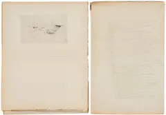 Wols, Franz Kafka, 1948, 4 Radierungen auf Velin, eingebunden in Publikation