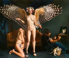 Recovery by David Nicholason, 2003, Öl auf Leinwand, sold Jun 2022