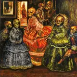 Terry Taylor, Familia, 2011, Öl auf Leinwand