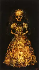 Terry Taylor, Ohne Titel, 2009, Jeweils: Öl auf Leinwandstoff, unter Passepartout in Holzrahmen