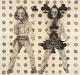 Wolfe von Lenkiewicz, Ace of Spades, 2009, Gouache und Kohle auf Leinen, fixiert mit UV-Protektion