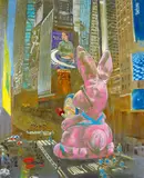 Ena Swansea, "Always Worth It", 2007, Öl und Kohle auf Leinwand