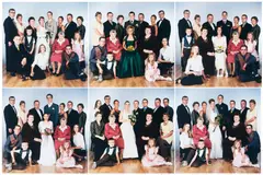 Sławomir Elsner, Hochzeitsfoto I-VII, 2002, Jeweils: C-Print
