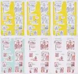 Ali Fitzgerald, Cindy Sherman. Konvolut von 8 Farbserigrafien, Farbserigrafie auf Velin