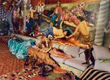 Daniela Rossell, Ohne Titel (Janita in Harem Room, Villa Arabesque, Acapulco, Mexico), 2002, C-Print