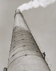 Erich Angenendt, Schornstein, 1950er-Jahre, Gelatinesilberabzug