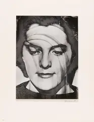 Otto Steinert, "Junge Schauspielerin (Bildnis mit Schattenkurven)", 1950/51, Gelatinesilberabzug