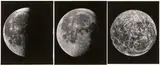 Anonym, Lunar Photography / Three moon phases, Ca. 1970er, Drei Gelatinesilberabzüge