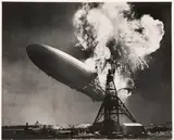 Anonym, Burning of the Hindenburg, 1937, Gelatinesilberabzug