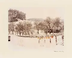 Alfred Seiland, "Winterlandschaft, Proleb, Österreich, 1981", 1982, C-Print auf Kodak