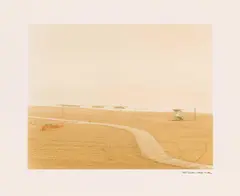 Alfred Seiland, "Leerer Strand, Gilles Beach, Kalifornien, 1986", 1987, C-Print auf Kodak
