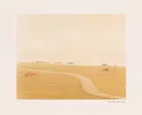 Alfred Seiland, "Leerer Strand, Gilles Beach, Kalifornien, 1986", 1987, C-Print auf Kodak