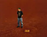Taryn Simon, Ron Williamson. Baseball field, Norman, Oklahoma, 2004, Inkjet-Print
