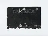 Glenn Ligon, Untitled (America), 2015, Screenprint in colours, on Coventry Rag, with full margins,