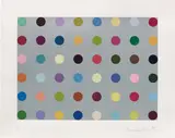 Histidyl by Damien Hirst, 2008, Screenprint in colours with metallic silver, on wove paper, with full margins,, sold Jan 2016
