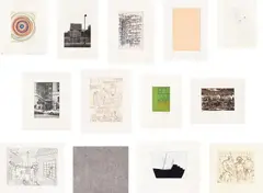 Stütz Mappe (Support Portfolio) by Various Artists, 1995, The complete portfolio of 13 etchings in colours (three in black and one in sepia), on various papers, with full margins, offered Jan 2016