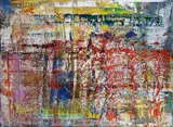 Abstraktes Bild (P1) by Gerhard Richter, 1990, Chromogenic print, flush-mounted to aluminium (as issued), the full sheet,, sold Jan 2016