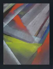 Tauba Auerbach, Untitled, 2011, Screenprint in colours, on black wove paper, with full margins,
