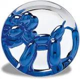 Balloon Dog (Blue) by Jeff Koons, 2002, Porcelain painted in chrome,, sold Jan 2016