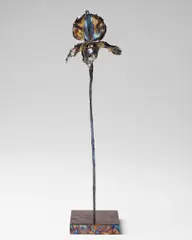Marc Quinn, Crystal World, 2008, Cast bronze with heat-treated chrome patina,