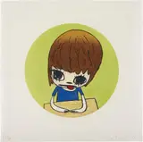 Mellow Girl by Yoshitomo Nara, 2009, Woodcut in colours, on wove paper, with full margins,, offered Jan 2016