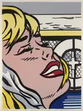 Roy Lichtenstein, Shipboard Girl, 1965, Farboffsetlithographie auf Papier