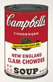 Andy Warhol, New England Clam Chowder, from Campbell's Soup II, 1969, Screenprint in colours, on wove paper, with full margins,