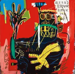 Jean-Michel Basquiat, Ernok, 1983/2001, Screenprint in colours, on wove paper, the full sheet,