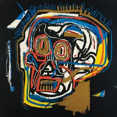 Jean-Michel Basquiat, Head, 1983/2001, Screenprint in colours, on wove paper, the full sheet,