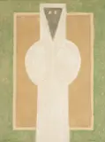 Personaje Blanco (White Person) by Rufino Tamayo, 1976, Etching and aquatint in colours with carborundum, on Guarro paper, the full sheet,, offered Jun 2016