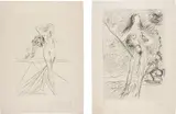 Vénus; and Venus de las constellaciones con picador (Venus; and Venus of the Constellations with Bullfighter) by Salvador Dalí, 1974; and 1975, Two etchings with drypoint, on Richard de Bas paper, with full margins,, sold Jun 2016