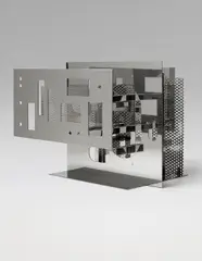 Nicolas Schöffer, Luxus XII, 1969, Chrome-plated brass and steel,