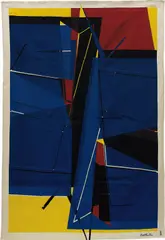 Saint Mars by Richard Mortensen, c. 1965, Aubusson tapestry in colours,, sold Jun 2016