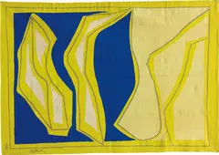Evisa by Richard Mortensen, c. 1968, Aubusson tapestry in colours,, sold Jun 2016