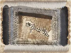 One Down; One Down; and One Down by Howard Hodgkin, 1981-82, Three duplicate lithographs in colours with hand-colouring in gouache, on Velin Arches mould-made paper, the full sheets, sold Jun 2016
