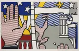 Inaugural Print, from Inaugural Impressions by Roy Lichtenstein, 1977, Screenprint in colours, on Arches paper, with full margins,, sold Jun 2016