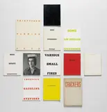 Ed Ruscha, Group of artist's books (11); and Picturing Ed: Jerry McMillan’s Photographs of Ed Ruscha, 1958-1972 (1), 1963-1972; and 2004, A group of 12 books, comprised of 11 artist’s books by Ed Ruscha, and one exhibition catalogue of photographs of the artist by Jerry McMillan,