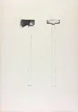 Jim Dine, Sledgehammer and Axe; and Sledgehammer and Axe, 1971, Two duplicate offset lithographs, on Hodgkinson mould-made paper, with full margins,