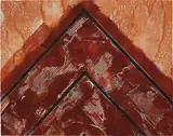 Kenneth Noland, Untitled, 1985, Monotype with hand-colouring and embossing, on heavy wove paper, the full sheet,