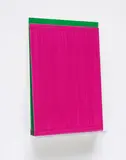 An Meine Grüne Seite by Imi Knoebel, 2009, Acrylic on aluminium and plastic in pink and green respectively, with metal hanging unit,, offered Jun 2016