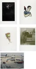 Graphikmappe MMK by Various Artists, 1994, The complete portfolio of five prints, comprised of one lithograph, two offset lithographs, one chromogenic print and on, sold Jun 2016